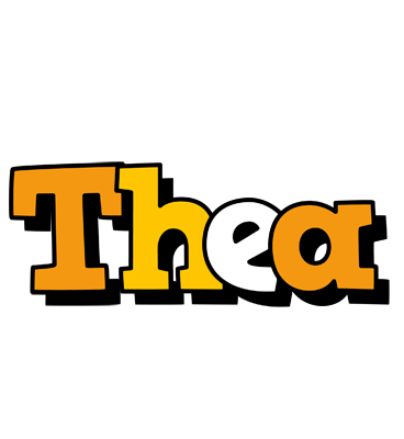 Thea cartoon logo