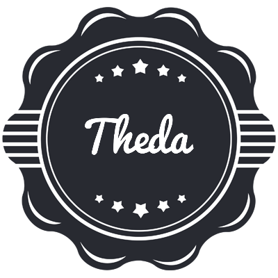 Theda badge logo