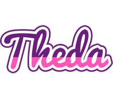 Theda cheerful logo