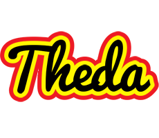 Theda flaming logo