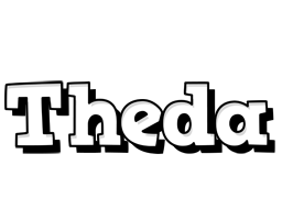 Theda snowing logo