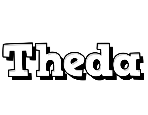Theda snowing logo