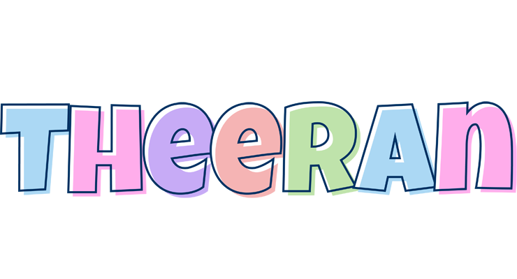 Theeran pastel logo