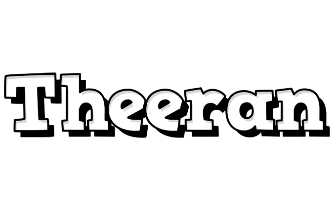 Theeran snowing logo