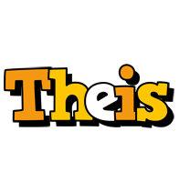 Theis cartoon logo