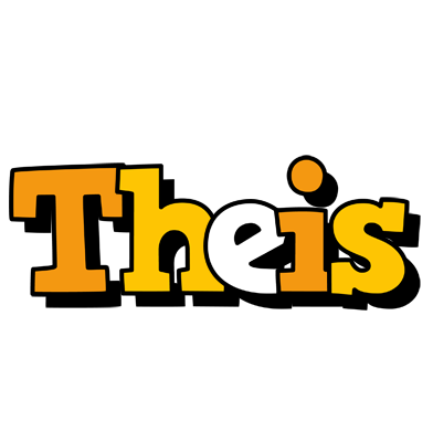 Theis cartoon logo
