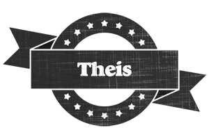 Theis grunge logo