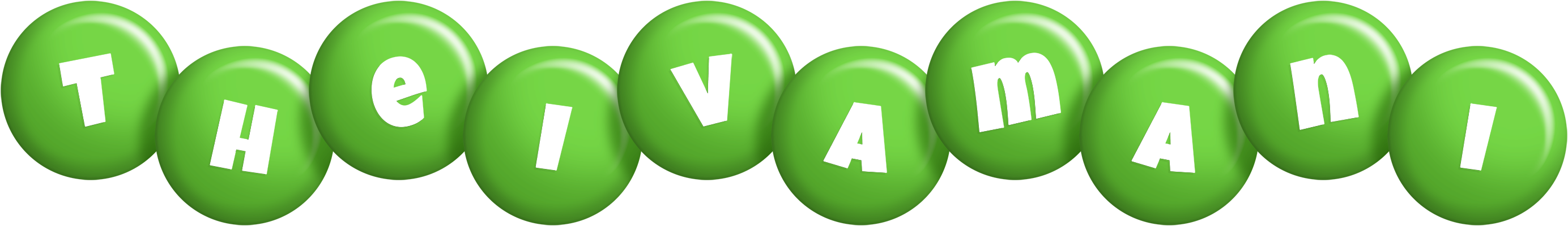 Theivamani candy-green logo