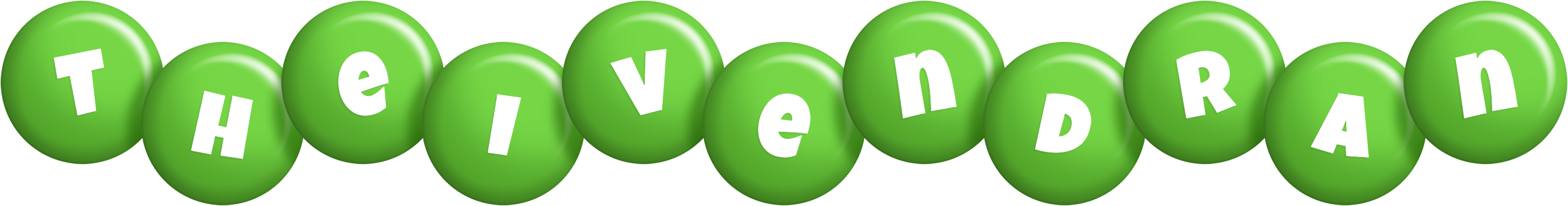 Theivendran candy-green logo