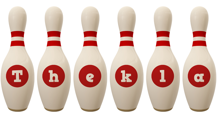 Thekla bowling-pin logo