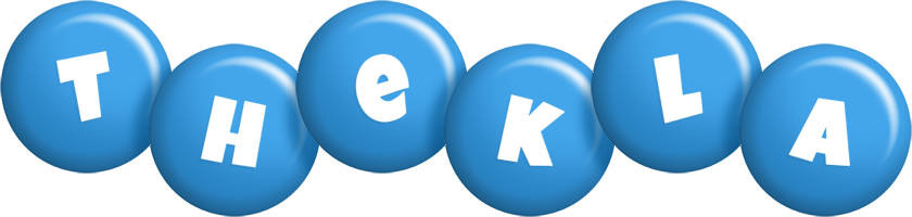 Thekla candy-blue logo