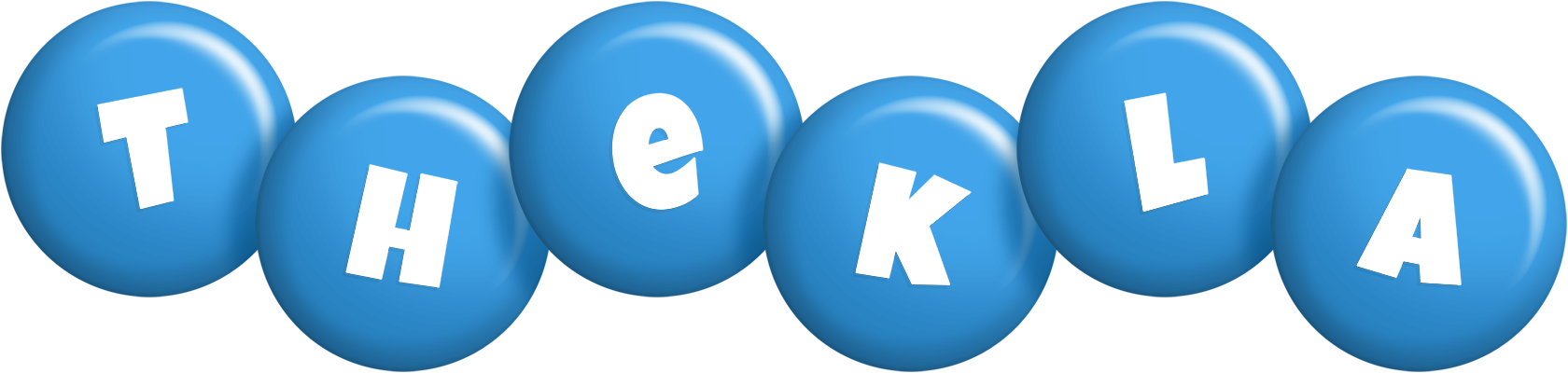 Thekla candy-blue logo