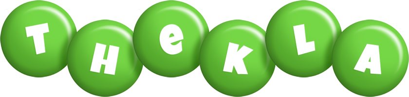 Thekla candy-green logo