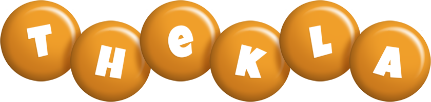 Thekla candy-orange logo