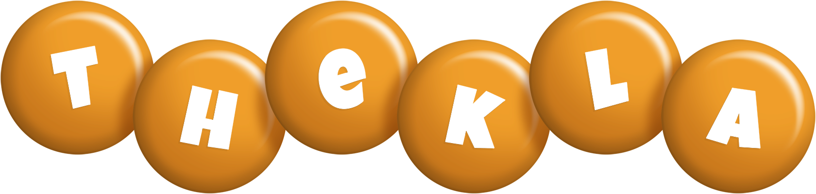 Thekla candy-orange logo