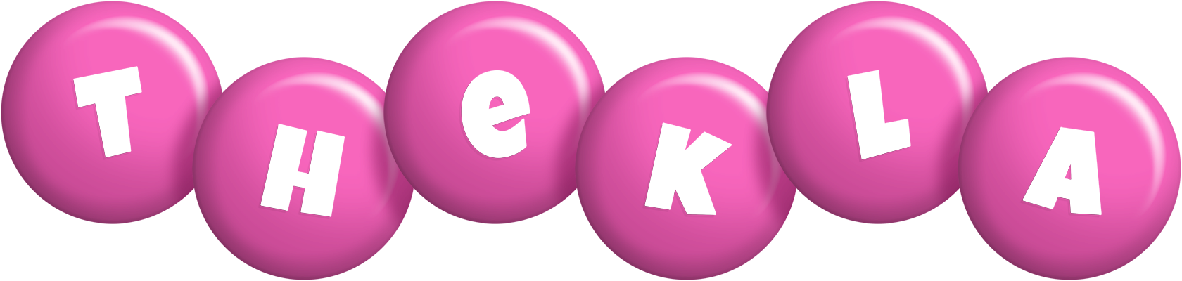 Thekla candy-pink logo