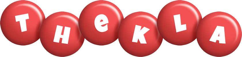 Thekla candy-red logo