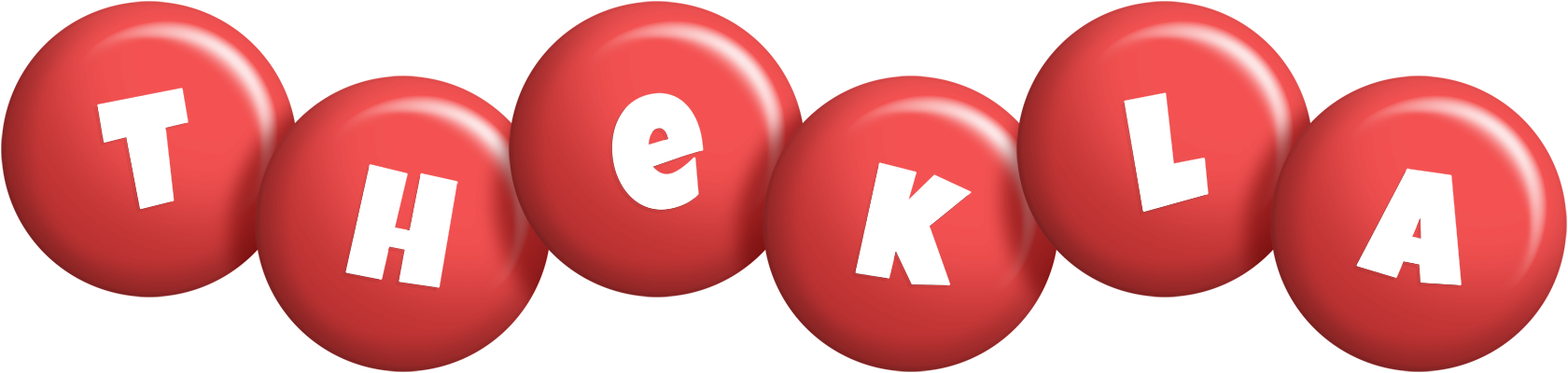 Thekla candy-red logo