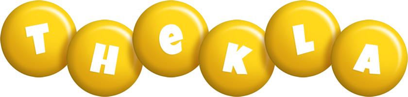 Thekla candy-yellow logo