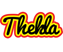 Thekla flaming logo