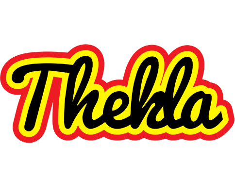 Thekla flaming logo
