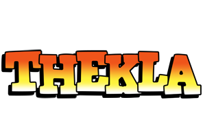 Thekla sunset logo