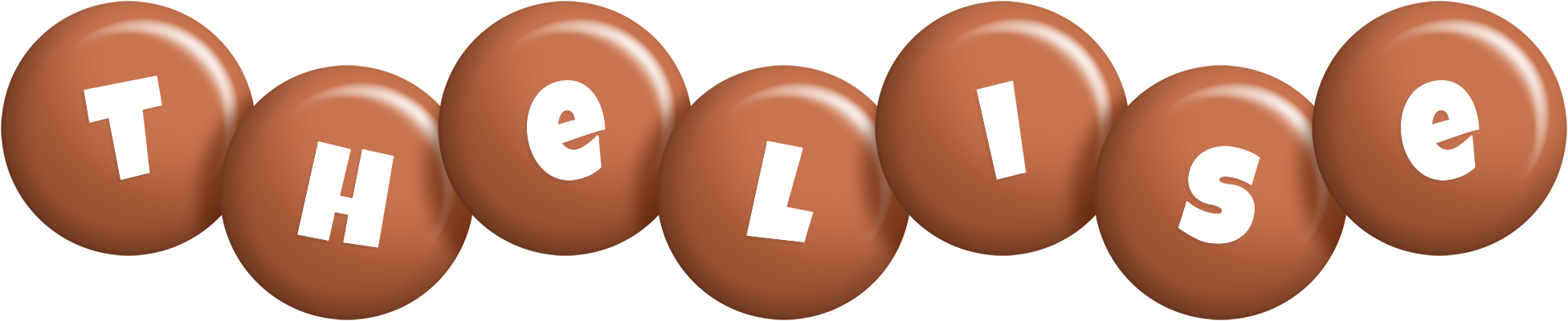Thelise candy-brown logo