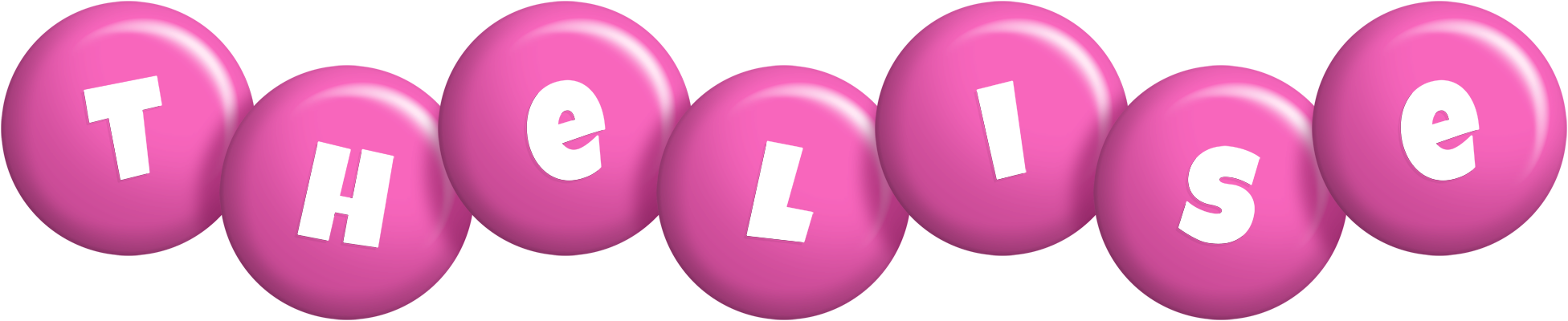 Thelise candy-pink logo