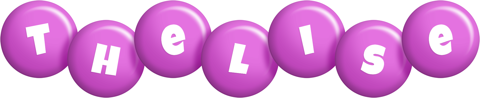 Thelise candy-purple logo