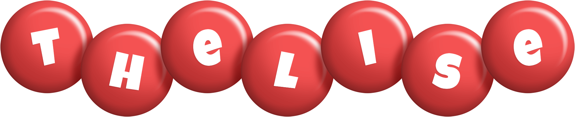 Thelise candy-red logo
