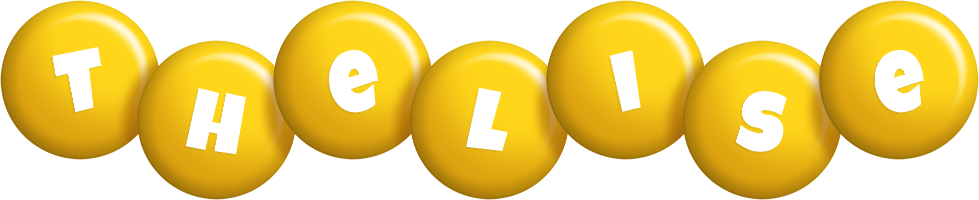 Thelise candy-yellow logo