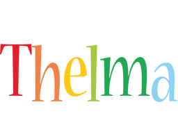 Thelma birthday logo