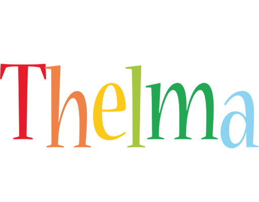Thelma birthday logo