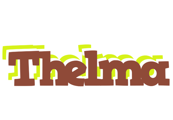 Thelma caffeebar logo