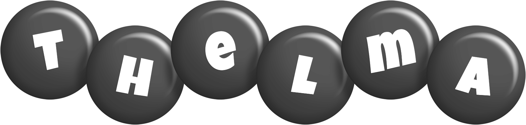 Thelma candy-black logo