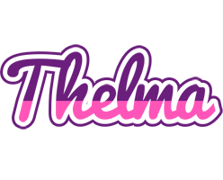 Thelma cheerful logo