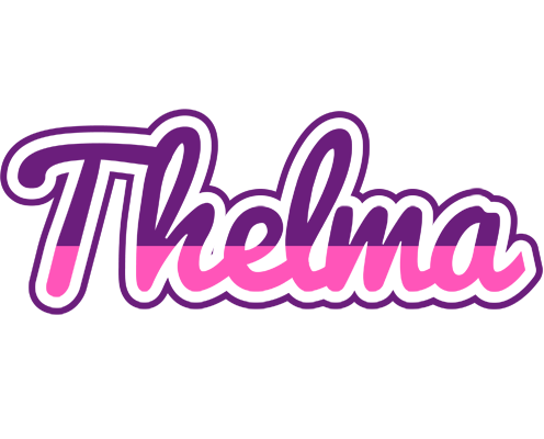 Thelma cheerful logo