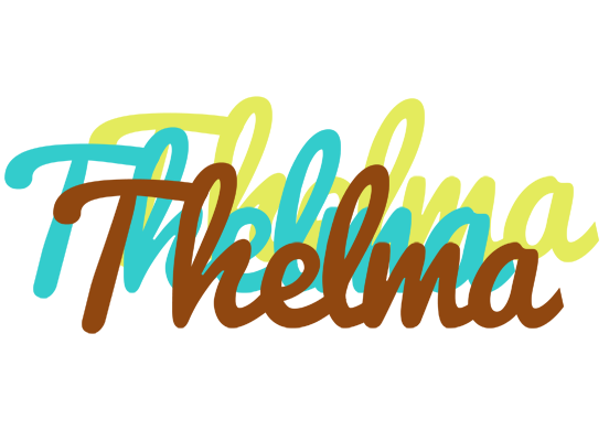 Thelma cupcake logo