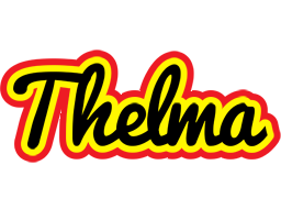 Thelma flaming logo