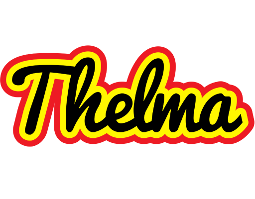 Thelma flaming logo