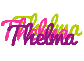 Thelma flowers logo