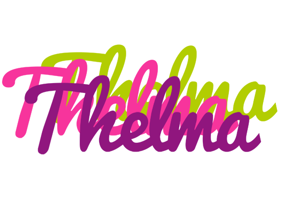 Thelma flowers logo