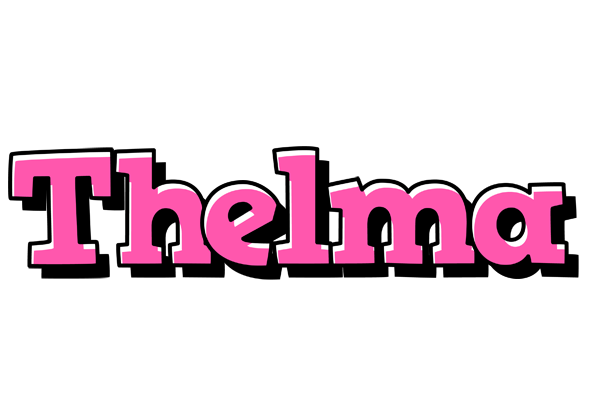 Thelma girlish logo