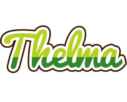 Thelma golfing logo