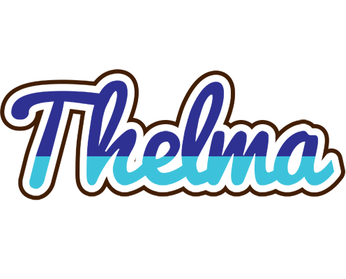 Thelma raining logo