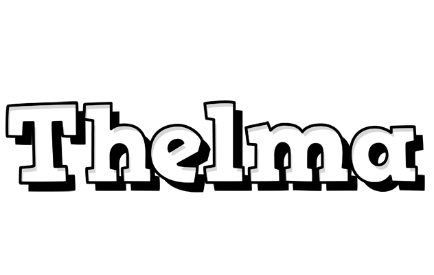 Thelma snowing logo