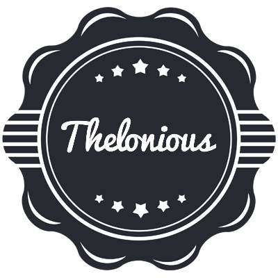Thelonious badge logo