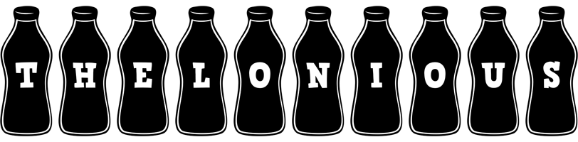 Thelonious bottle logo