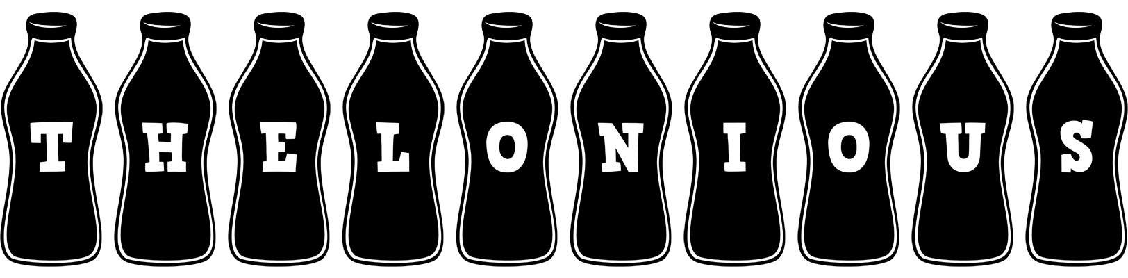 Thelonious bottle logo