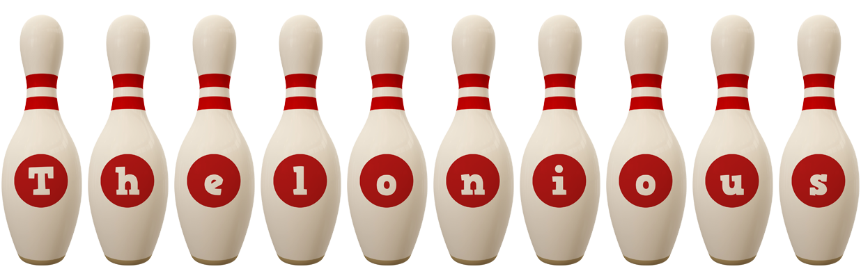 Thelonious bowling-pin logo